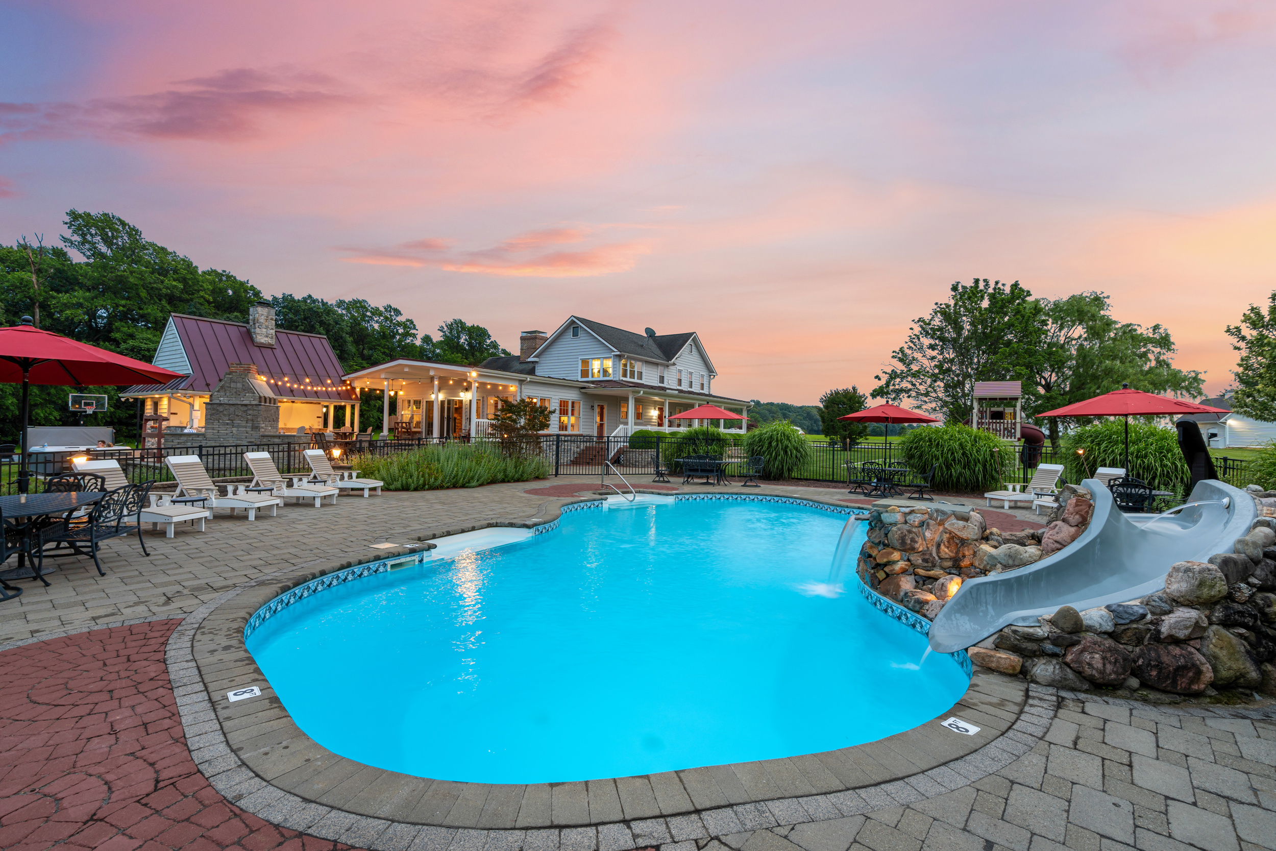 Florida beach house background